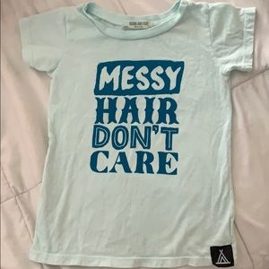 quinn and fox. messy hair don’t care. size 2/3.